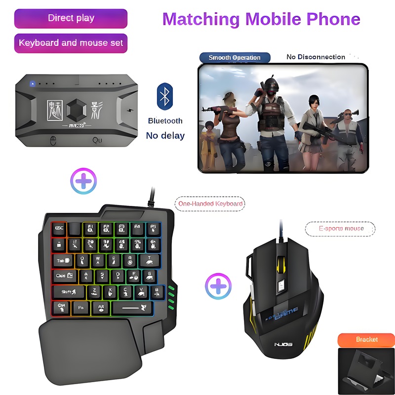Gaming Keyboard And Mouse Wireless - M1 Pro Gamepad Mobile Phone Game