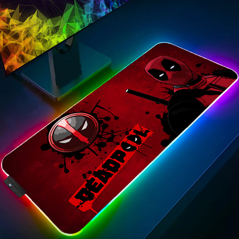 Gaming Keyboard Noise - LED Mouse Pad Gaming Backlight Lock