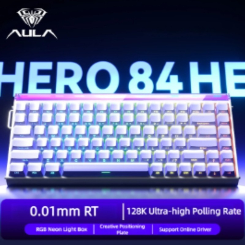 AULA HERO84 Magnetic Gaming Me - Gaming Keyboard He ulasan dan harga