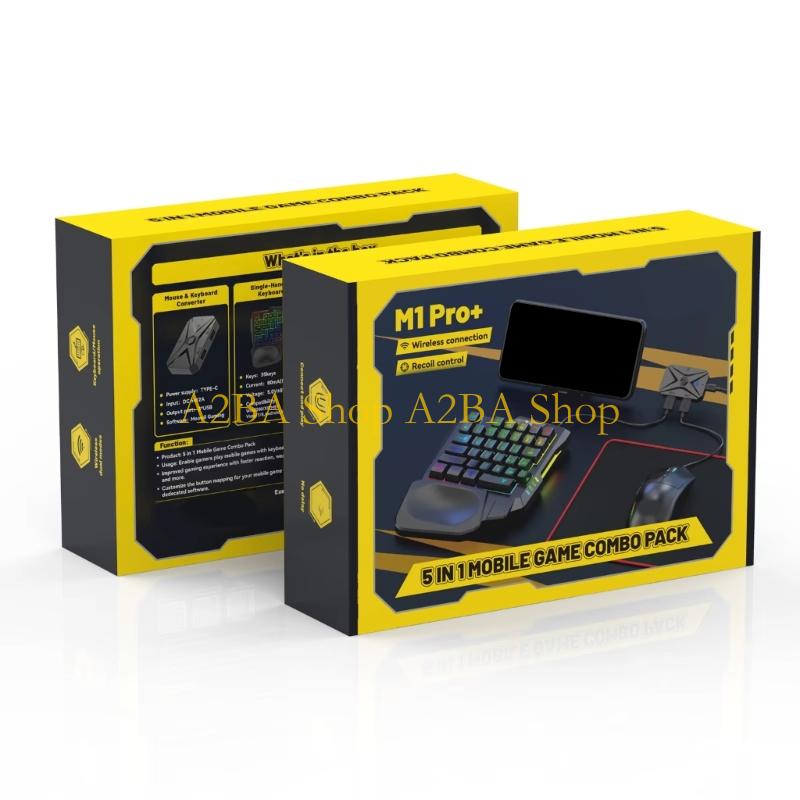 A2BA Wireless Mobile Keyboard  - Gaming Keyboard And Mouse Converter For Mobile ulasan dan harga