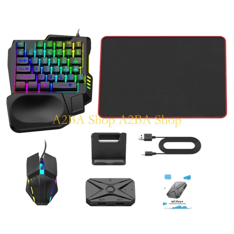 A2BA Wireless Mobile Keyboard  - Gaming Keyboard And Mouse Converter For Mobile ulasan dan harga