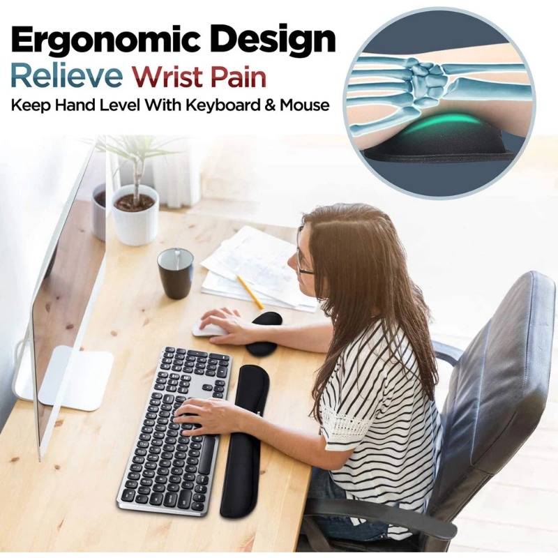 Ergonomic Keyboard Wrist Rest  - Gaming Keyboard Mouse Set ulasan dan harga