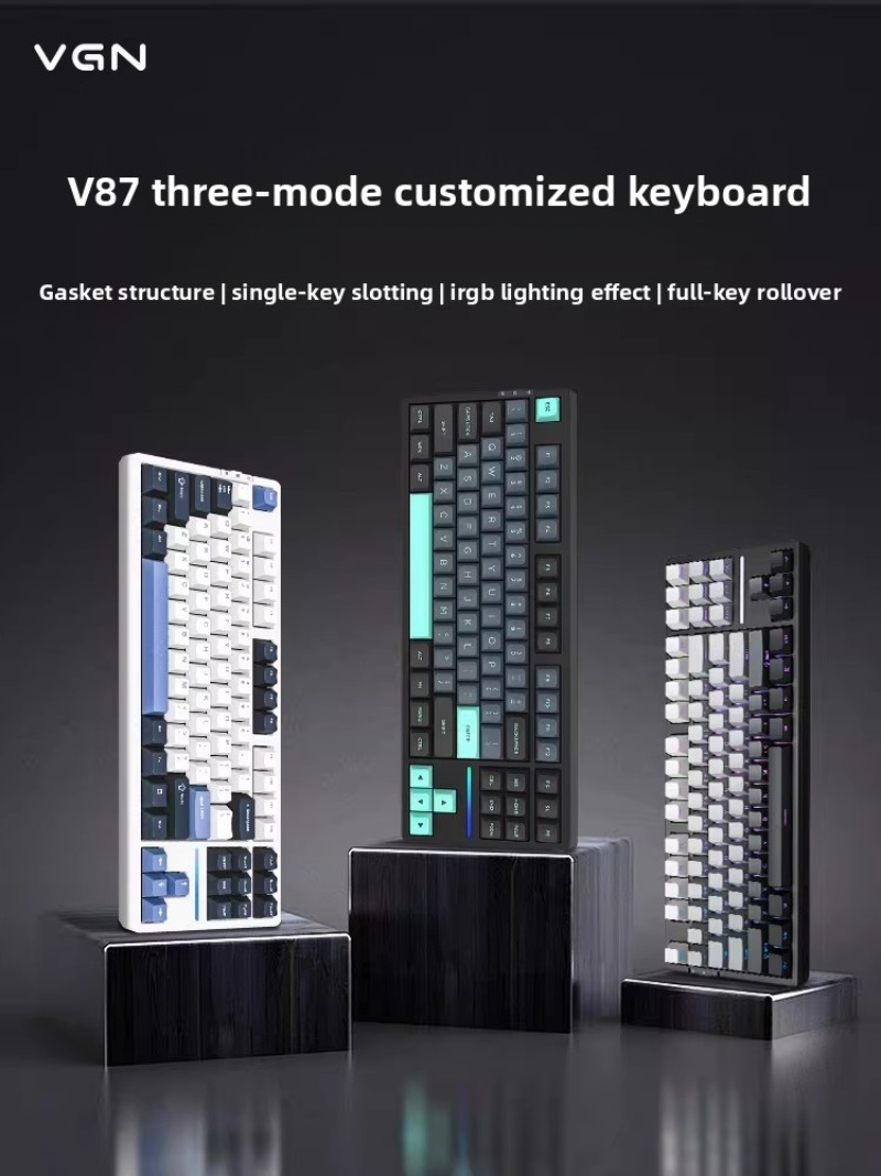 VGN V87 TKL Wireless Mechanica - Gaming Keyboard Thocky ulasan dan harga