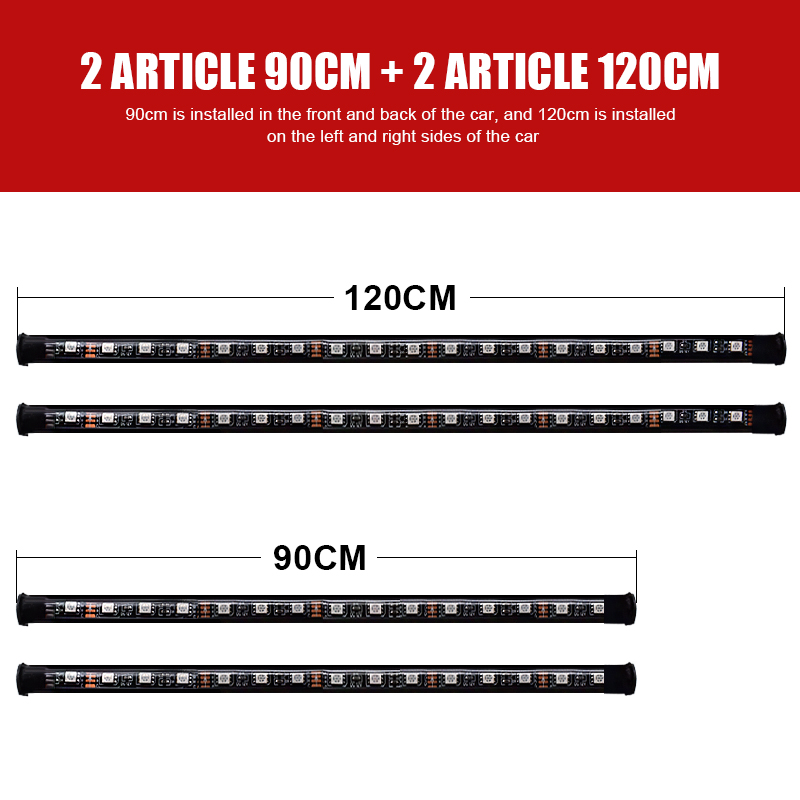 Under Car LED Lights Underglow - Rgb Underglow Strip ulasan dan harga
