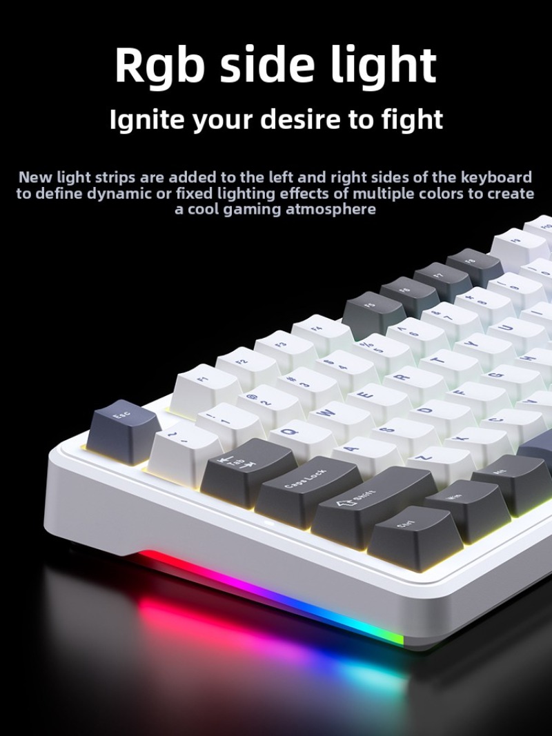 AULA F87 Pro Wireless Mechanic - Gaming Keyboard Thocky ulasan dan harga
