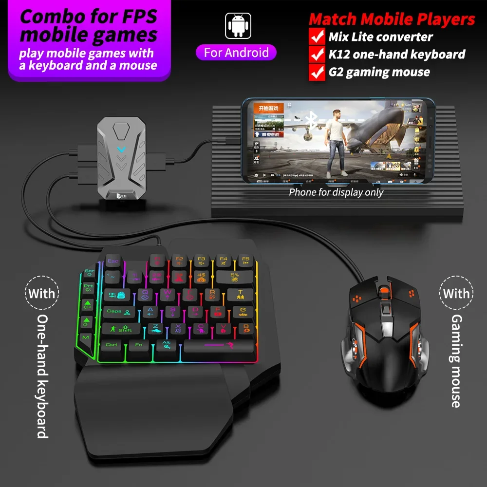 In stock Mixlite Gamepad for M - Gaming Keyboard And Mouse Converter For Mobile ulasan dan harga