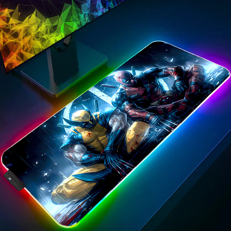 LED Mouse Pad Gaming Backlight - Gaming Keyboard Noise ulasan dan harga