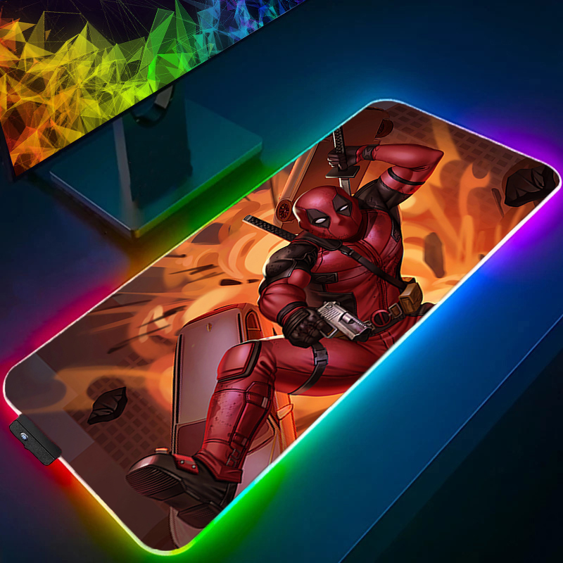 LED Mouse Pad Gaming Backlight - Gaming Keyboard Noise ulasan dan harga