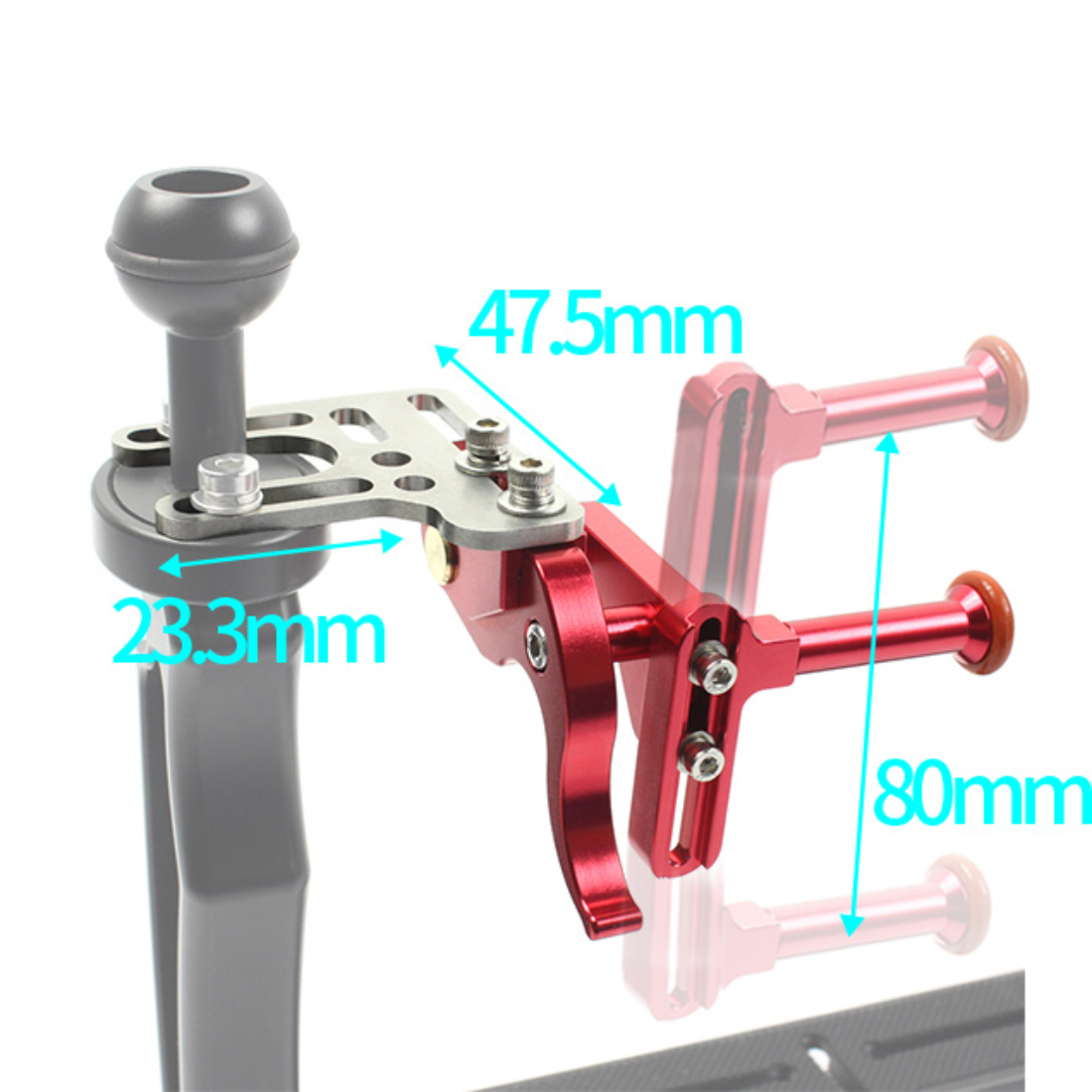Underwater Diving Shutter Trig - Stabilizer Screw In ulasan dan harga