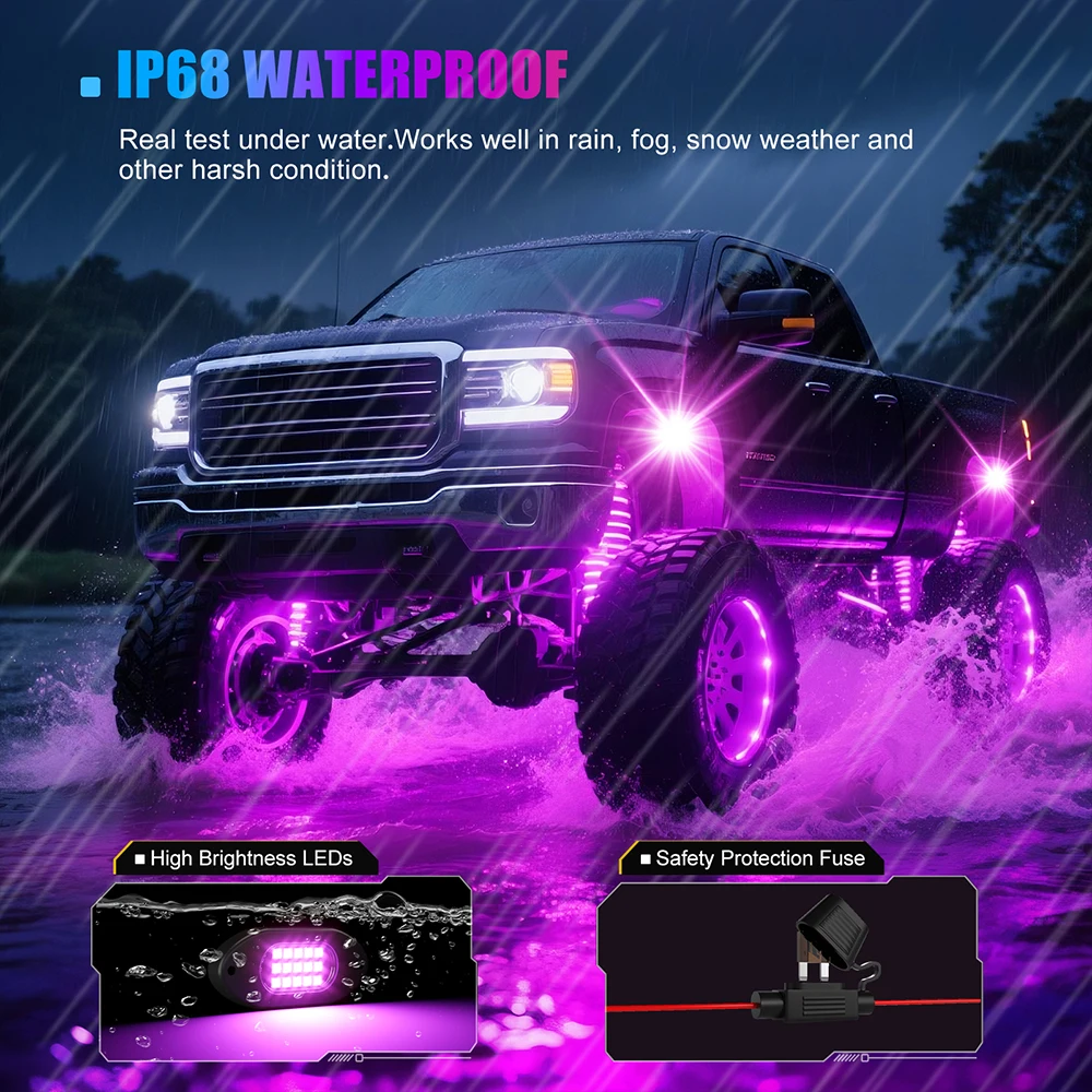 Symphony LED Car Underglow Lig - Rgb Underglow Strip ulasan dan harga