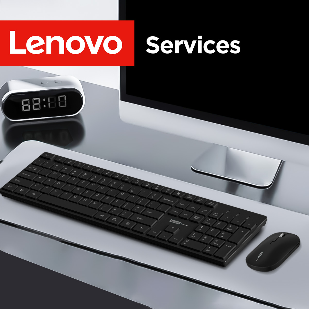 Lenovo KN220 Silent 2.4G Wirel - Gaming Keyboard And Mouse Wireless ulasan dan harga