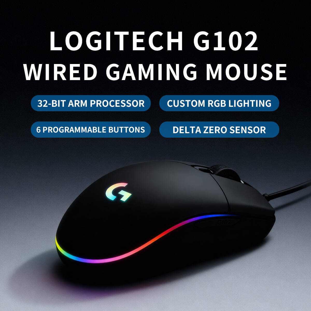 G102 Logitech G203 RGB Gaming  - Logitech Mouse G203 ulasan dan harga