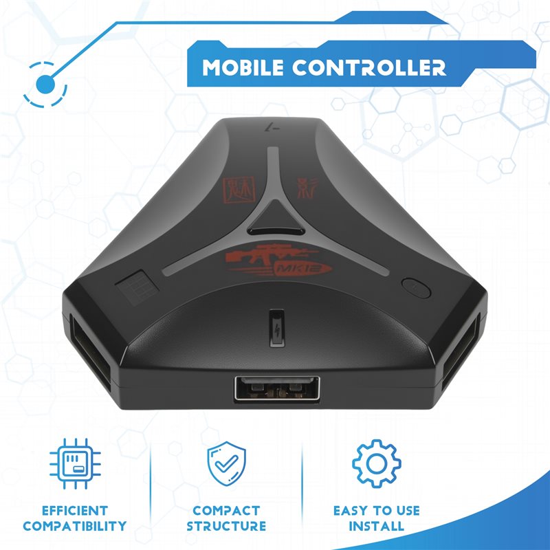 New-1 Piece MK12 Plug And Paly - Gaming Keyboard And Mouse Converter For Mobile ulasan dan harga