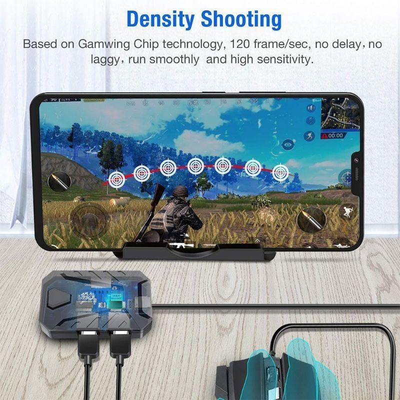 F62C Gamepad for Pubg Mobile B - Gaming Keyboard And Mouse Converter For Mobile ulasan dan harga