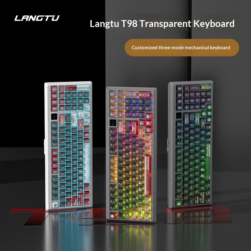 Bestseller T98 Tri-Mode Mechan - Gaming Keyboard Not Typing ulasan dan harga