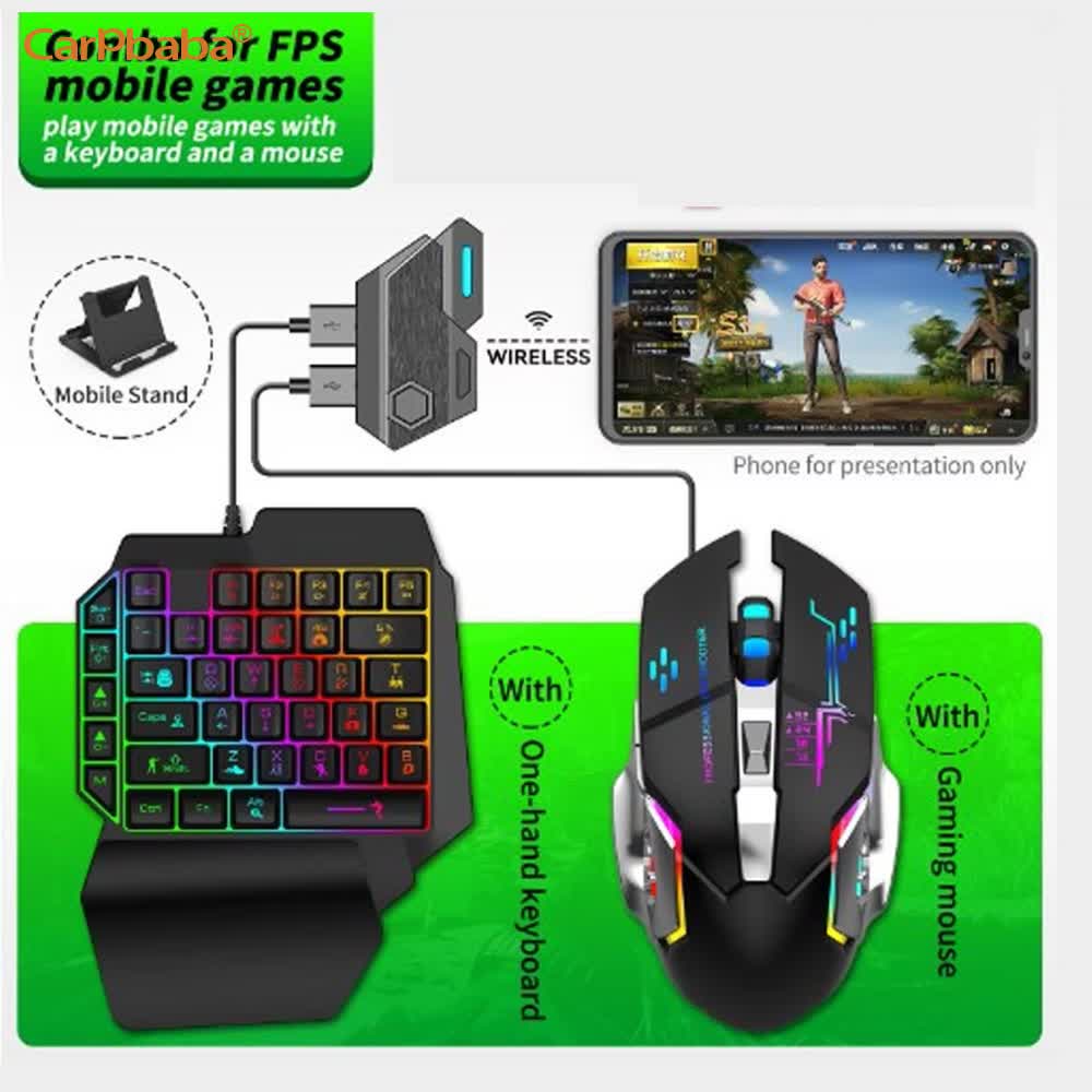 Gamepad Mobile PUBG Controller - Gaming Keyboard And Mouse Converter For Mobile ulasan dan harga