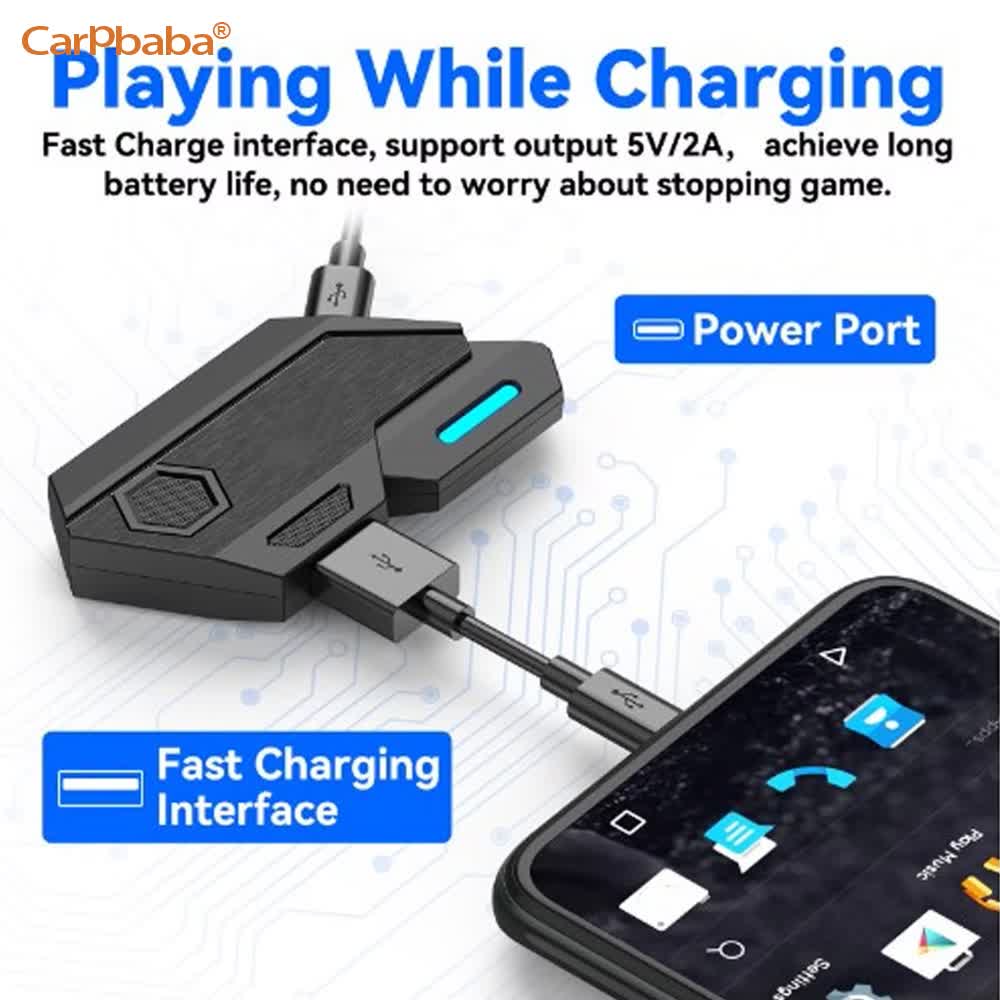 Gamepad Mobile PUBG Controller - Gaming Keyboard And Mouse Converter For Mobile ulasan dan harga