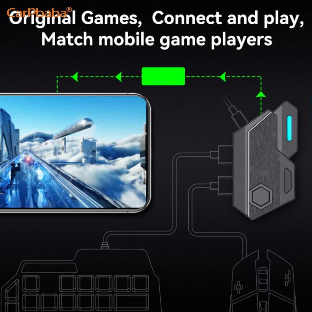 Gamepad Mobile PUBG Controller - Gaming Keyboard And Mouse Converter For Mobile ulasan dan harga