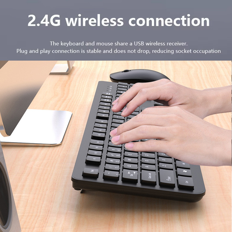 2.4G Wireless Keyboard Mouse S - Gaming Keyboard Mouse Set ulasan dan harga