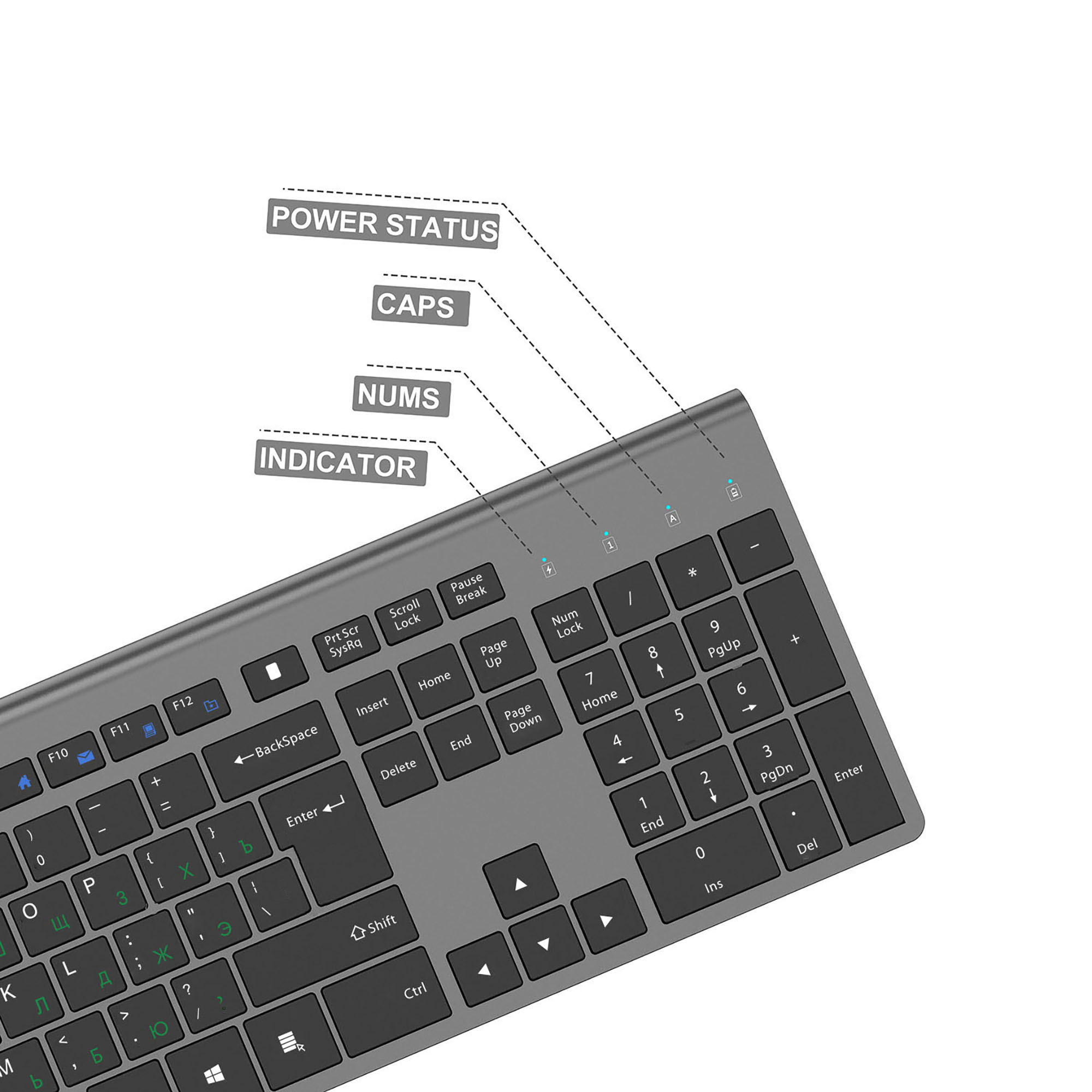 2.4G Rechargeable Wireless Key - Gaming Keyboard And Mouse Wireless ulasan dan harga