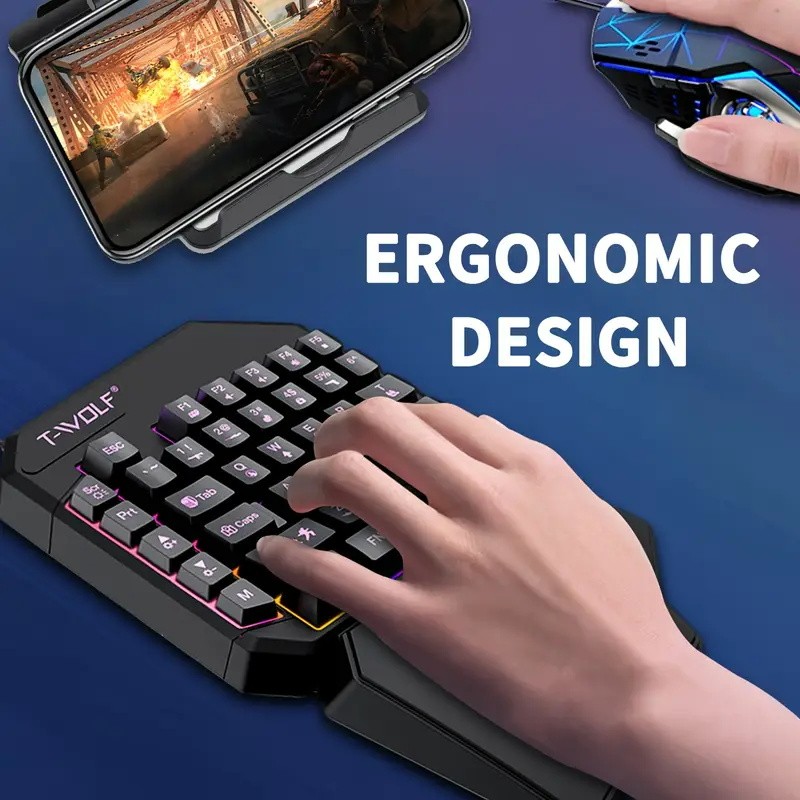 FocusOnPC TF900 2-in-1 Mobile  - Gaming Keyboard And Mouse Converter For Mobile ulasan dan harga