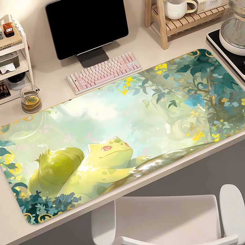 Anime Mouse Pad Pokemon Bulbas - Gaming Keyboard Noise ulasan dan harga
