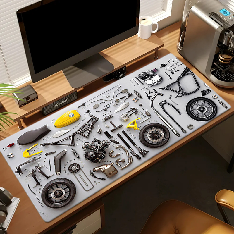 Disassembly Diagram Rubber Mou - Gaming Keyboard And Mouse Pad ulasan dan harga