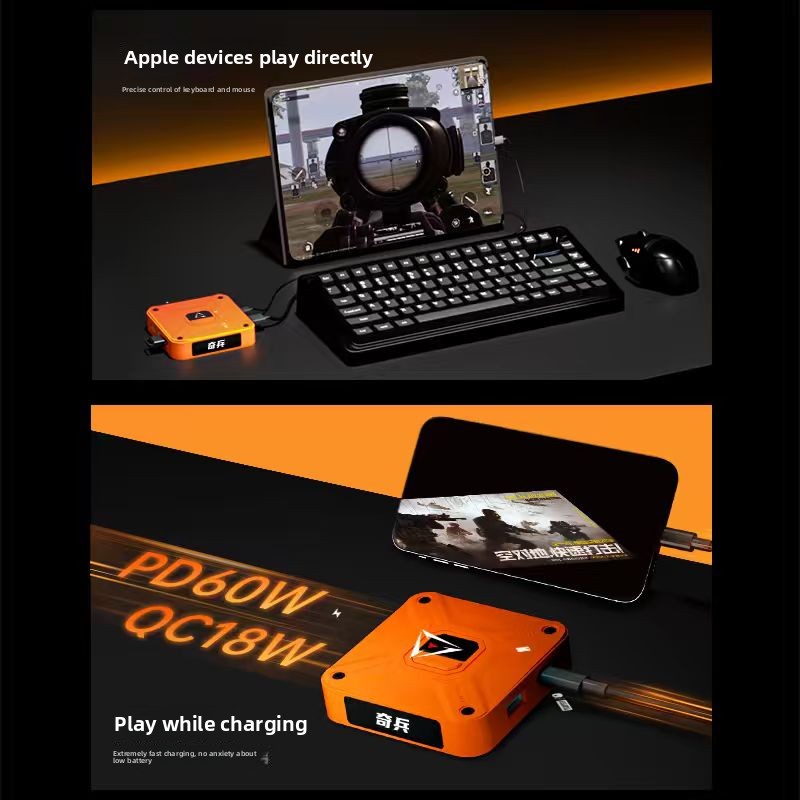 Aimzenix AX360M QiBing iOS Key - Gaming Keyboard And Mouse Converter For Mobile ulasan dan harga