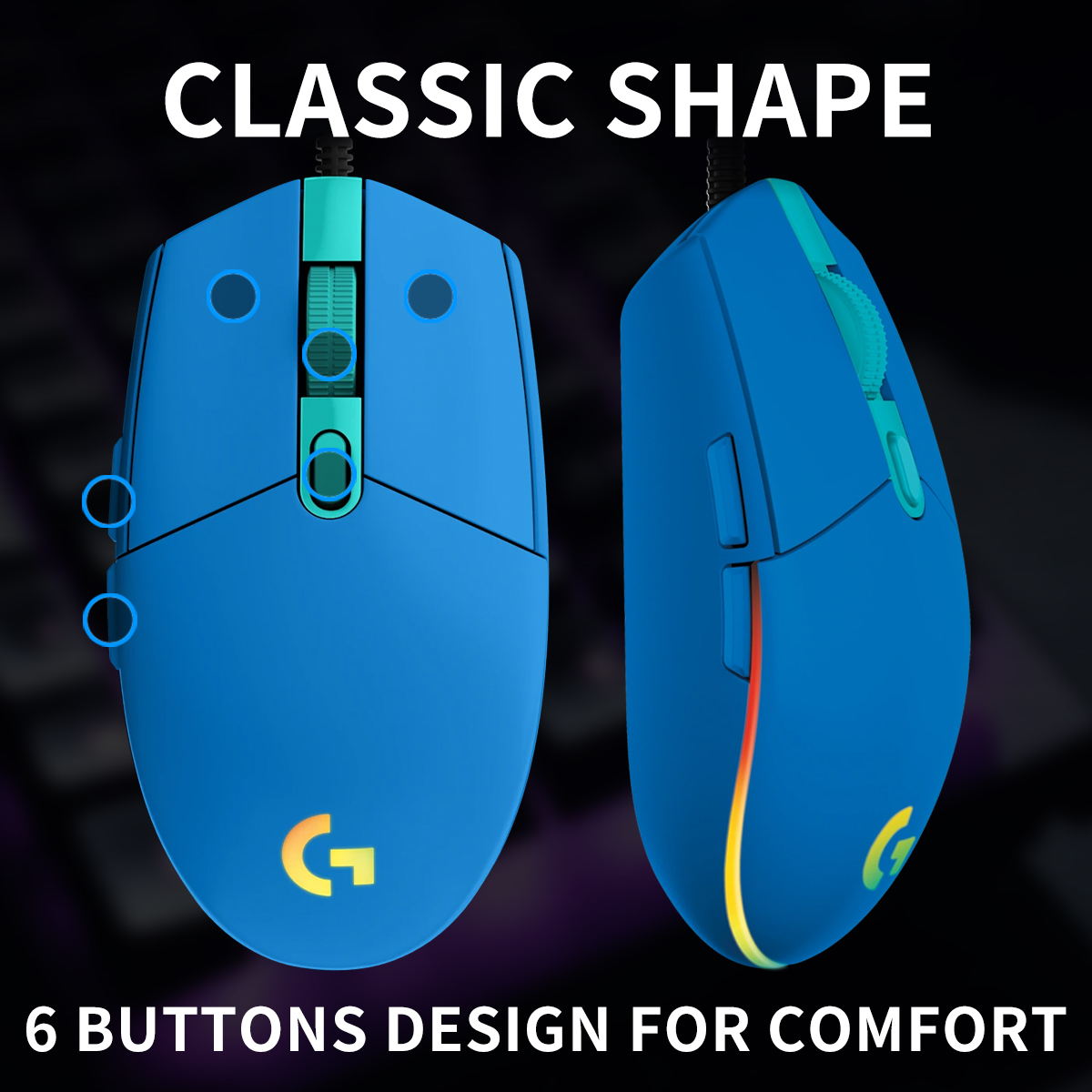 Logitech G203 wired gaming mou - Logitech Mouse G203 ulasan dan harga