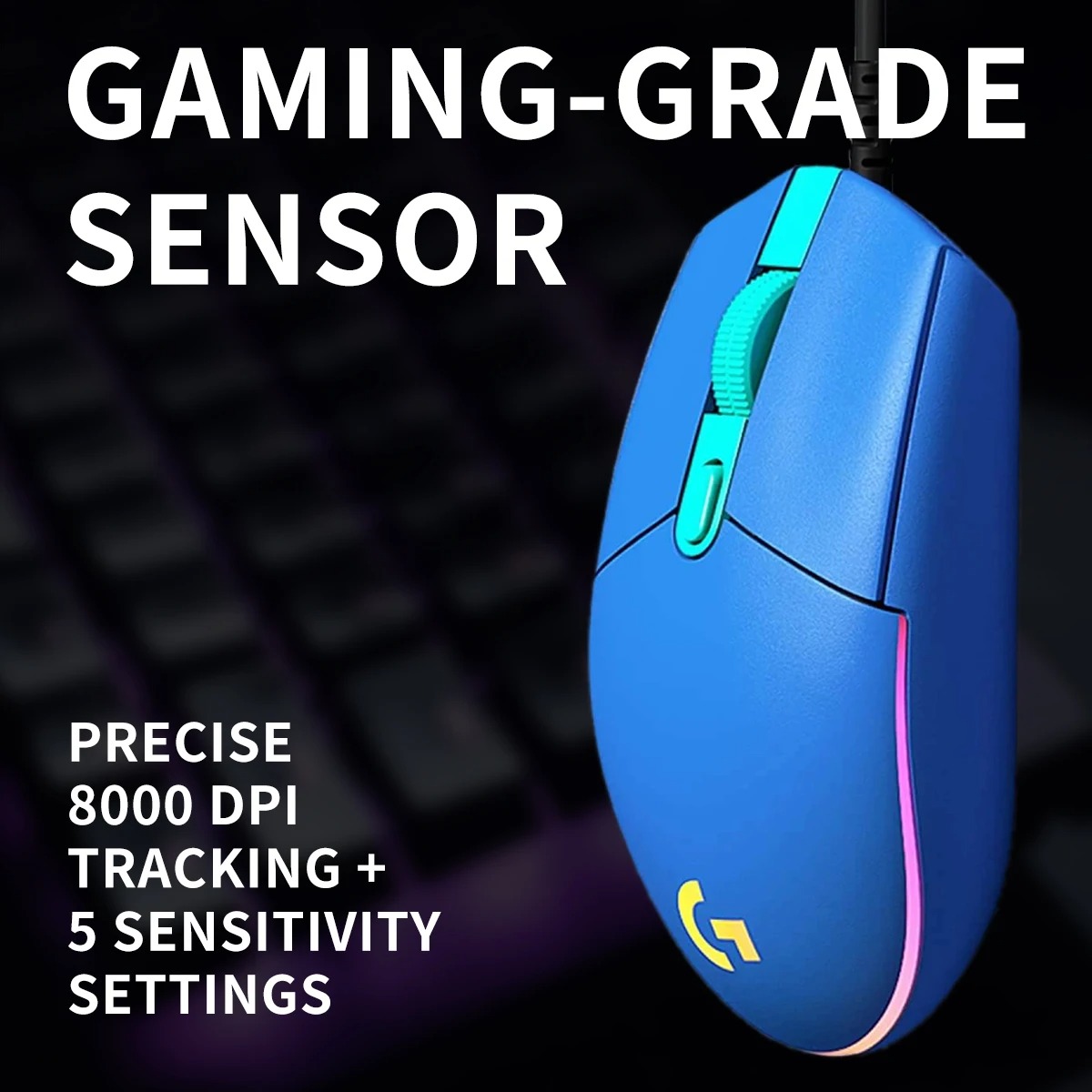 Logitech G102/G203 E-sports gr - Logitech Mouse G203 ulasan dan harga