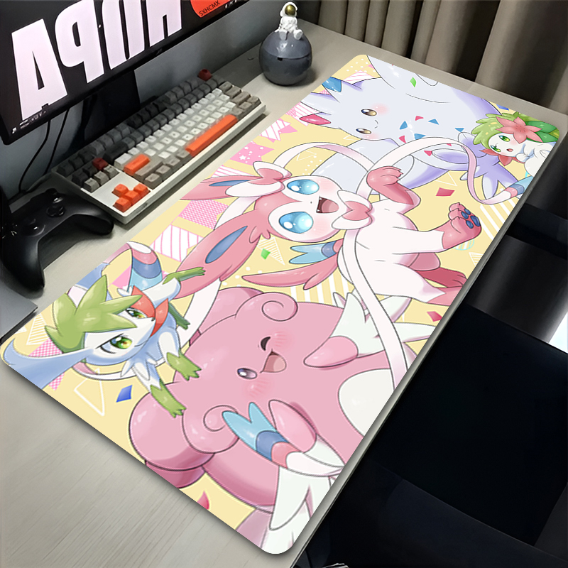 Large Pink Cute Mousepad XXL G - Gaming Keyboard Noise ulasan dan harga