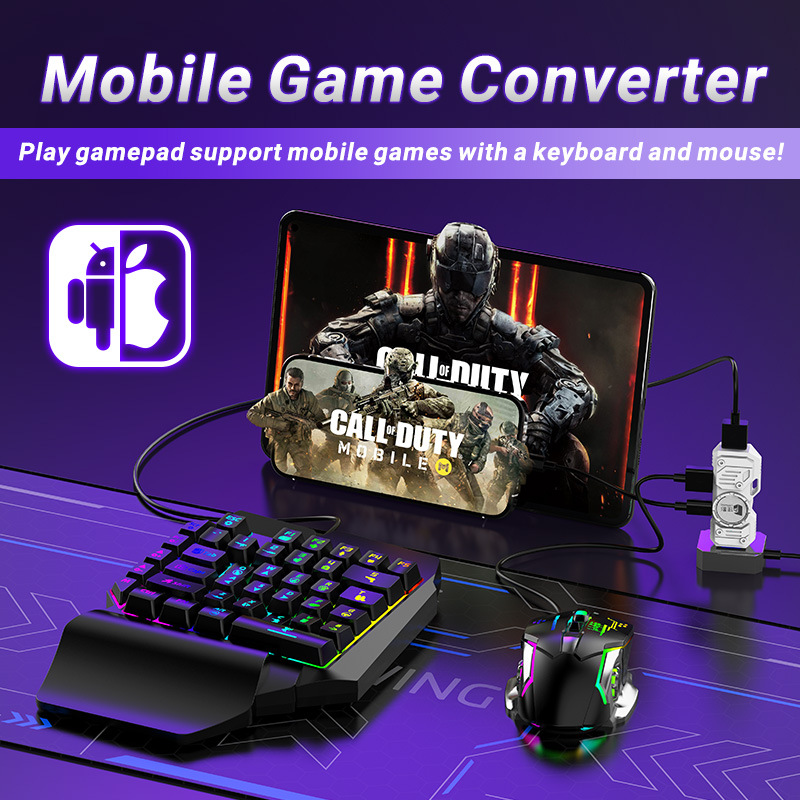 Mobile Games Converter Kit Mob - Gaming Keyboard And Mouse Converter For Mobile ulasan dan harga