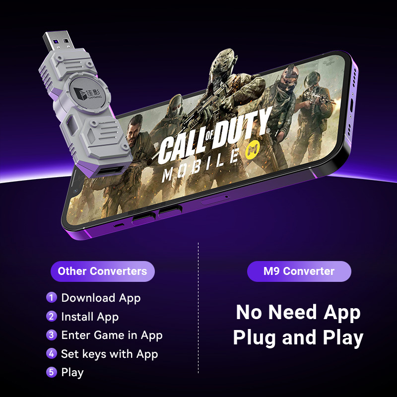Mobile Games Converter Kit Mob - Gaming Keyboard And Mouse Converter For Mobile ulasan dan harga