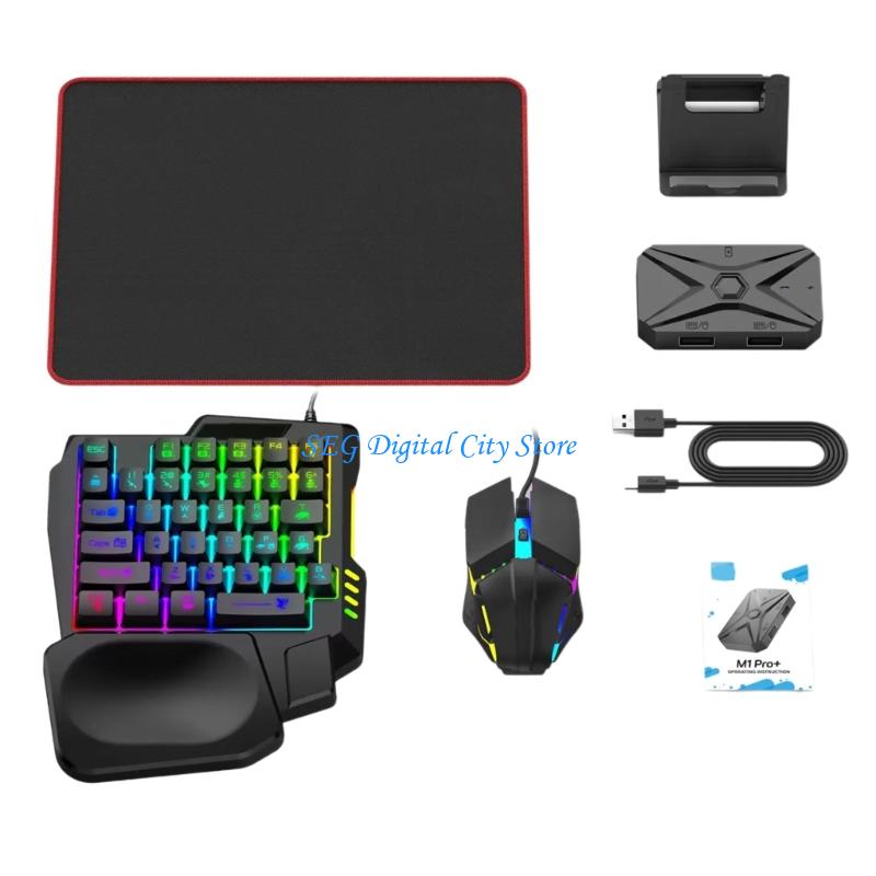 U75B Universal Mobile Gaming K - Gaming Keyboard And Mouse Converter For Mobile ulasan dan harga